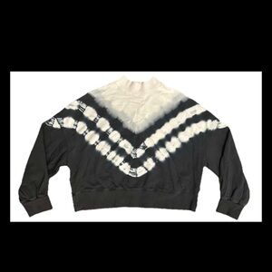 Fabletics Black/White Sweater Winter Size 1X (0449)